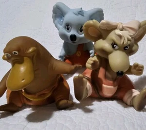 Vintage Blinky Bill, Marcia Marsupial Mouse, Flap The Platypus Rubber Hand... - Picture 1 of 14
