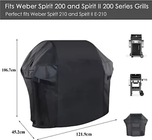 Copertura griglia per Weber Spirit I & II E/S-210 220 e Spirit E210, custodia protettiva - Foto 1 di 12