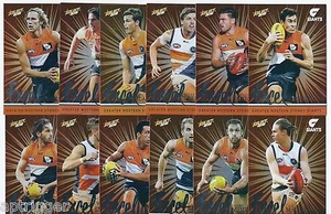 2016 Select Footy Stars Excel Parallel GREATER WESTERN SYDNEY Team Set - Picture 1 of 1