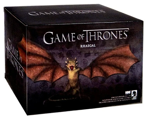 Game of Thrones Rhaegal Statue Figure Dark Horse Cover