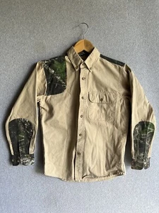 Vintage Game Winner SportWear Hunting Camouflage Long Sleeve Canvas Medium  - Picture 1 of 6