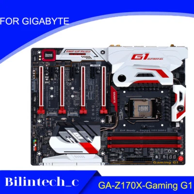 FOR GIGABYTE GA-Z170X-Gaming G1 DDR4 Z170 E-ATX 64GB Motherbroad Test ok - Image 1 of 4