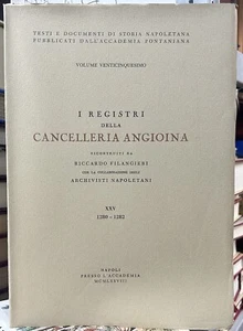 (Napoli) I REGISTRI DELLA CANCELLERIA ANGIOINA - VOLUME XLV 1280-1282 - Foto 1 di 1