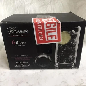 Luigi Bormioli Bibita Glass 14 1/2 Oz Set Of 5 Read - Picture 1 of 9