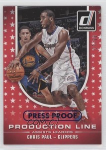 2014 Panini Donruss Production Line Assists Press Proof Purple /199 Chris Paul