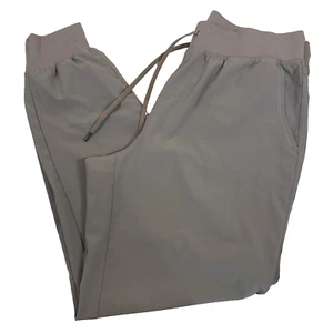 CRZ YOGA Stretch Drawstring Jogger Womens Large(12) Ink Gray Lightweight Casual - Picture 1 of 11