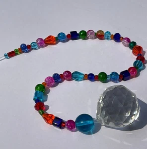 Atrapasol Brillante Multicolor Cristal Prisma Colgante Patio Decoración Patio Arte - Imagen 1 de 9