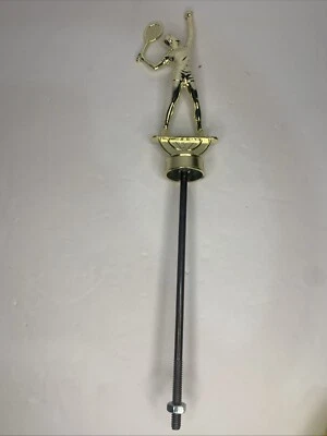 Men’s Tennis - Freeman Products 1983 Trophy Toppers Metal Avnet 12.5 Inches - Image 1 of 4