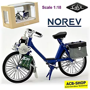 Solex Mofa Velosolex 3800 LUXE-Modell 1969-70 blau blue 1:18 Norev 182064 - Bild 1 von 3