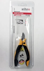 Wiha 32720 Flush Wide ESD Oval Head Precision Cutters Germany - Picture 1 of 1