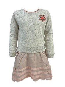 SCOTCH & SODA Girl's Pink Round Neck Long Sleeve Dress #237 14 NWT - Picture 1 of 3