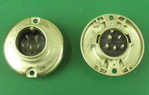 5-pin Tuchel Male Panel Connector, Blade Pins For Neumann Mics, Mixers, Etc. T7 - Picture 1 of 1