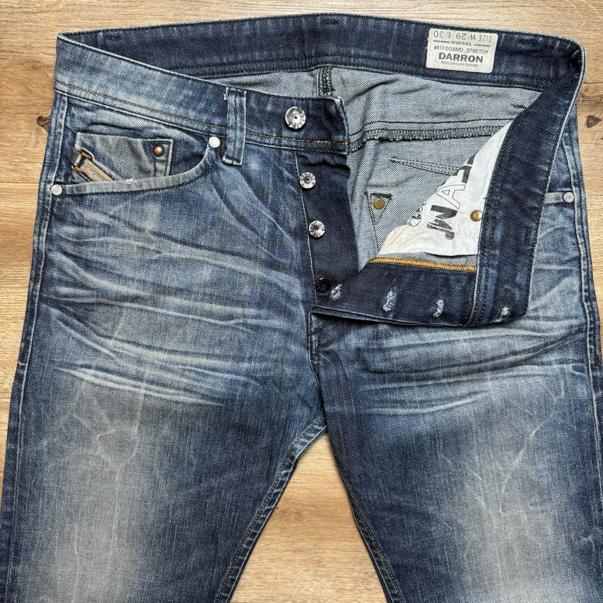 パンツ DIESEL DARRON Diesel Darron Blue Jeans for Men for sale | eBay