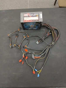 AZZA PSAZ-1000A14 TITAN 1000W Power Supply with Cooling Fan, Black "W2B" - Picture 1 of 4