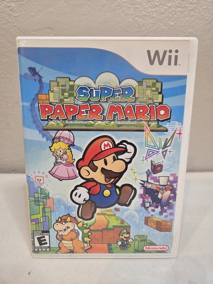 Super Paper Mario (Nintendo Wii, 2007) Video Game Complete  - Image 1 of 4