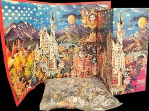 Heye Puzzles Triangular 2000-Piece Jigsaw Puzzle Bavaria Ryba #29700 NEW 38"x27" - Picture 1 of 5