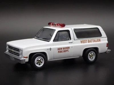 1985 85 CHEVY CHEVROLET K5 BLAZER NEW HAVEN CT FIRE 1:64 SCALE DIECAST MODEL CAR - Image 1 of 4