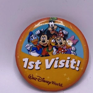1st Visit Button Walt Disney World Collectible, 3-inch - Picture 1 of 1