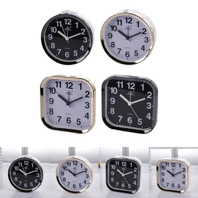 Alarm Clock 11.8*4.6*11.8cm Square Student Circular Bedside Clock Tools - Image 1 of 4