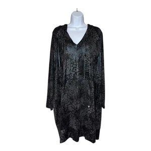 Apple Bottoms Plus Size 3X Leopard Print Hooded Dress Vintage Y2K - Picture 1 of 7