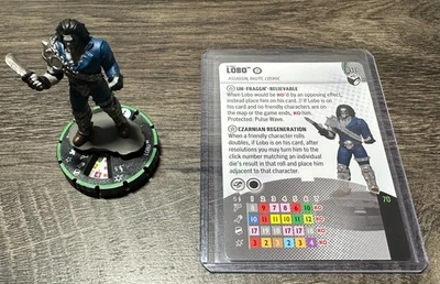 Figura Prime Rara DC Heroclix Lantern's Legacy Lobo 031b con Tarjeta Foto 1 de 2