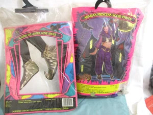 Costume Arabian Princess Solid Purple child medium & small elf shoes in package - Picture 1 of 16