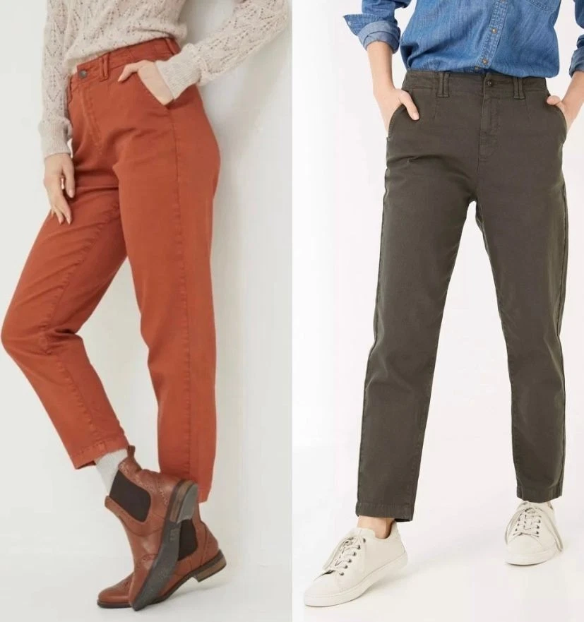 Ex-Fat Face Women's Aspen Tapered Chinos - Image 1 of 1