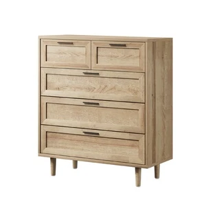 Oikiture 5 Chest of Drawers Dresser Chest Storage Cabinet Tallboy - Picture 1 of 30