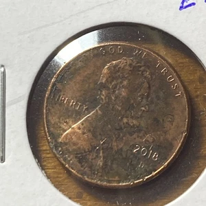 2018.  D Lincoln error penny Die cast Rare - Picture 1 of 2