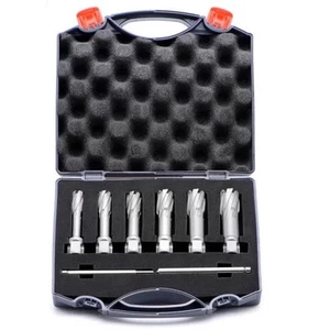 Annular Cutter 6 Piece Set | Weldon Shank Mag Drill Bits - Picture 1 of 8