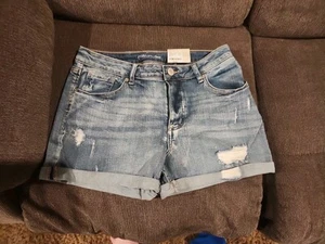 Pantalones cortos Maurices Boyfriend talla 7/8 con puños - Imagen 1 de 4