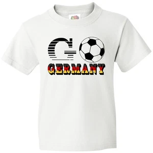 Inktastic Go, Germany- Soccer, Football Youth T-Shirt Sports German World Team - Picture 1 of 8