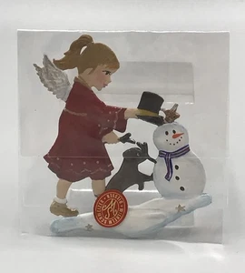 Wilhelm Schweizer Zinn Engel Figur Weihnachten Anhänger Christbaumschmuck NEU - Bild 1 von 2