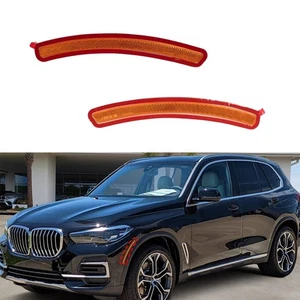 2PCS New Front Fender Side Marker Reflector Light Panel For BMW X5 G05 2019-2023 - Picture 1 of 8