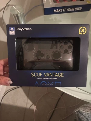 SCUF Vantage Controller Faceplate - Black - PS4 Playstation 4 - New Sealed - Image 1 of 2