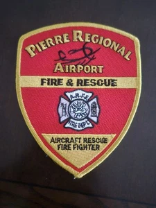 Airport - Pierre Regional Airport - A.R.F.F., SD   (4" x 5" size) fire patch - Picture 1 of 1