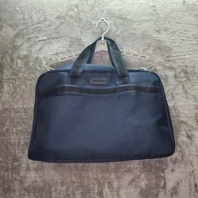 Giorgio Armani Fragrances Travel Bag Tote Navy Blue Recycled Polyester Duffel - Image 1 of 4