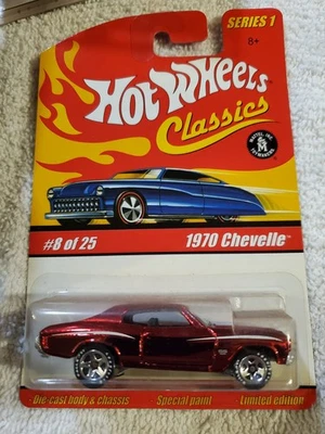 *Hot Wheels Classics Series 1 1970 Chevelle #8 of 25 die-cast car. - Image 1 of 3