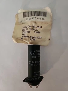 G-V Thermal Relay Time Delay 5 Sec 28 Volts GT-4059, HF-04-NC-28, NOS. - Picture 1 of 2