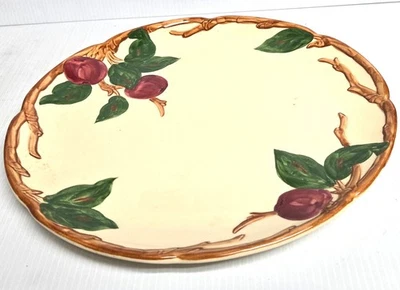 PLATO REDONDO FRANCISCAN WARE MANZANAS 12-1/2" - MARCA EE. UU. Foto 1 de 3