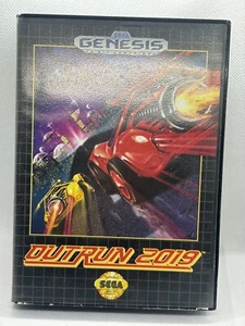 Outrun 2019  - Sega Genesis CIB Complete w Manual & Case Complete CIB Tested - Picture 1 of 3