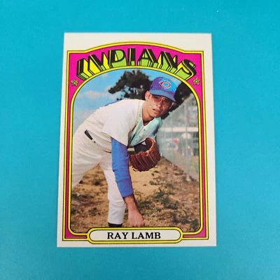 1972 Topps #422 Ray Lamb Cleveland Indians BASEBALL Card M9 - Image 1 of 2