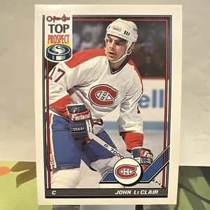 John LeClair #209 O-Pee-Chee NHL Hockey 1991 Montreal Canadiens RC - Picture 1 of 2
