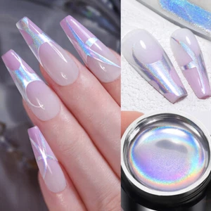BORN PRETTY iridescent Bright Metallic Painting Gel Nail Polish Soak Off UV Gel - Picture 1 of 44
