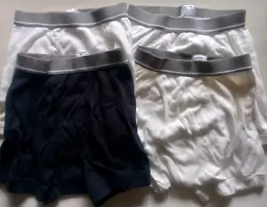 4 Pair Small (28-30) Vintage JOCKEY THOROBRED Mens Aged Boxer Briefs Trunk - Picture 1 of 18