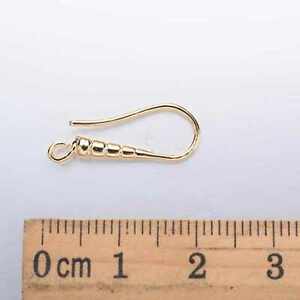 10pcs Copper plating Gold ear hook earrings Electroplating Gift France