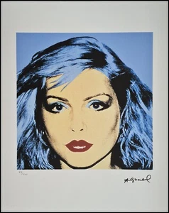 ANDY WARHOL *Debbie Harry (Blondie)*50 x 40 cm*signed lithograph*limited# 84/200 - Bild 1 von 8