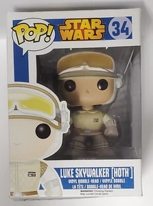 NUEVO - Luke Skywalker Hoth #34 Funko Pop RARO CAJA AZUL 2014 Star Wars Bóveda - Imagen 1 de 6