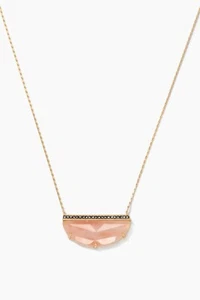 LAST ONE! Stella and Dot COLLECTOR'S BOX PINK QUARTZ PENDANT/NIP! - Picture 1 of 5