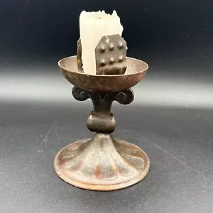 Early 1900’s Metal Candle Stand Germany Secessionist Arts Craft (Berger Gobert?) - Picture 1 of 22